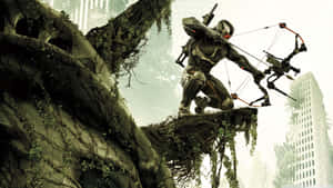 Crysis 4k Aiming Arrow Wallpaper