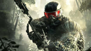 Crysis 4k Soldier Splashing Wallpaper