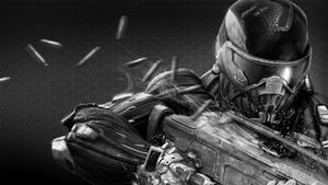 Crysis Warhead Black And White Wallpaper