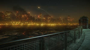 Crysis Warhead City Lights Wallpaper