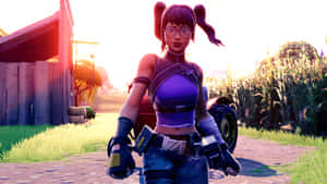 Crystal Skin Walking Fortnite Wallpaper