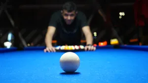 Cue Ball Pool Table Wallpaper