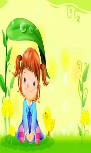 Cute And Comical Baby Anime Character With Big Eyes Wallpaper