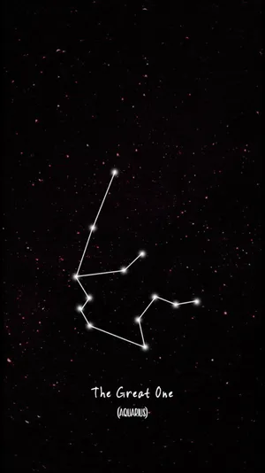 Cute Aquarius Constellation Wallpaper