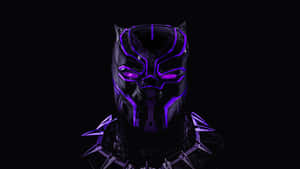 Cute Black Panther Lights Wallpaper