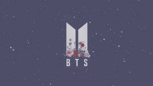 Cute Bts Drawing Logo Wallpaper