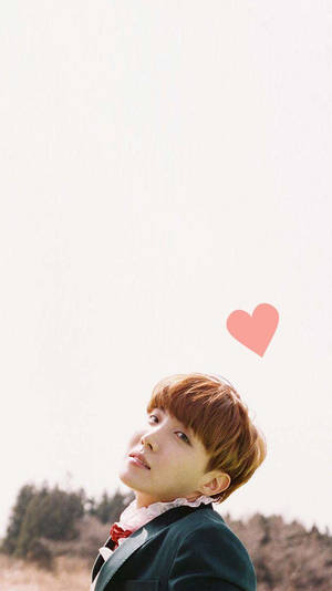 Cute Bts J-hope Heart Wallpaper