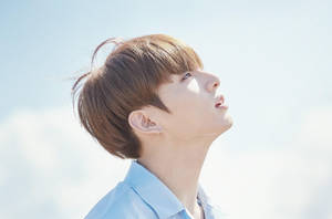 Cute Bts Jungkook Side Profile Wallpaper