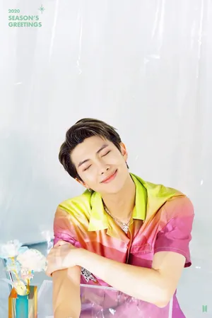 Cute Bts Rm Season's Greetings Wallpaper