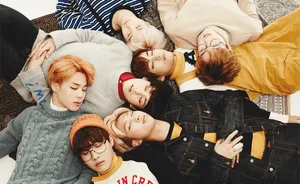 Cute Bts Sleeping On Each Other Wallpaper