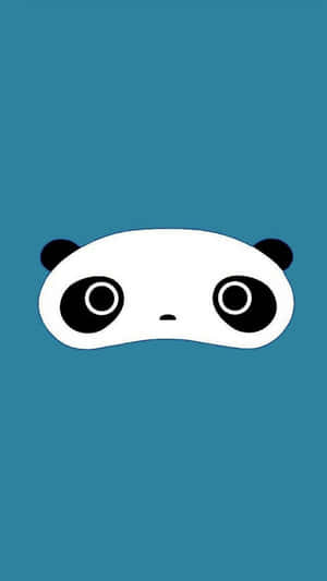 Cute Cartoon Panda Eyes Wallpaper