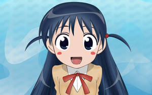 Cute Chibi School Rumble Tenma Tsukamoto Wallpaper