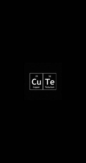 Cute Dark Girly Periodic Table Wallpaper