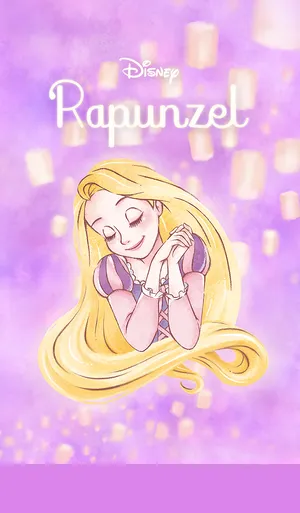 Cute Disney Aesthetic Princess Rapunzel Wallpaper