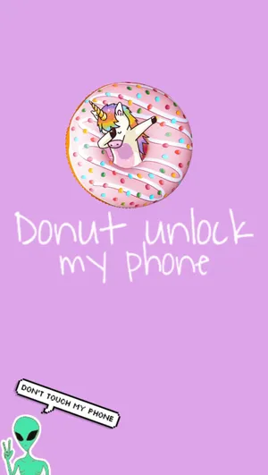 Cute Donut Screen Wallpaper
