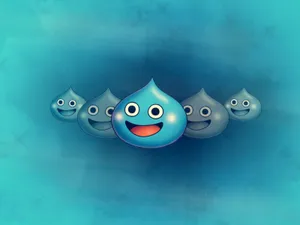 Cute Dragon Quest Slime Wallpaper
