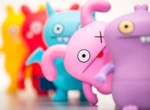 Cute Funny Monster Toys Wallpaper