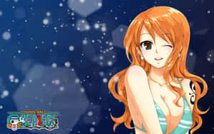 Cute Girl Nami One Piece Wallpaper