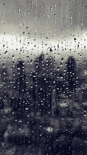 Cute Iphone Rain Screen Wallpaper
