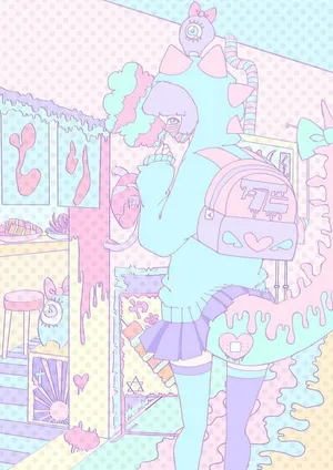 Cute Japanese Kawaii Style Wallpaper