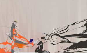 Cute Kurama Appears In The World Of Foxes Of Nine-tails Wallpaper