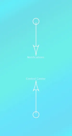 Cute Lock Screen White Arrows Wallpaper