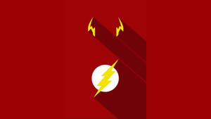 Cute Minimalist The Flash 4k Graphic Wallpaper
