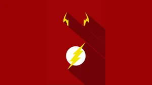 Cute Minimalist The Flash 4k Graphic Wallpaper