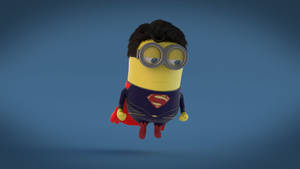 Cute Minion Superman Phil Wallpaper