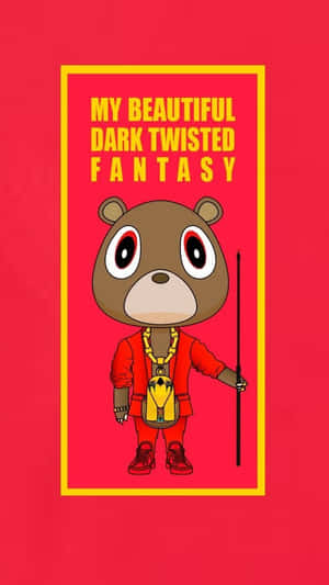 Cute My Beautiful Dark Twisted Fantasy Poster Wallpaper