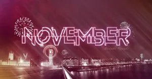 Cute November Fireworks Wallpaper