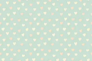 Cute Pastel Hearts Wallpaper