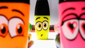 Cute Permanent Marker Face Wallpaper