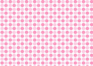 Cute Pink Polka Dot Pattern Wallpaper