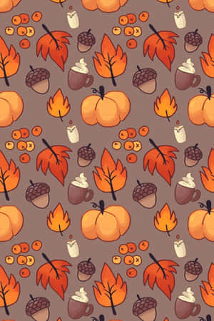 Cute Pumpkin Iphone Autumn Wallpaper