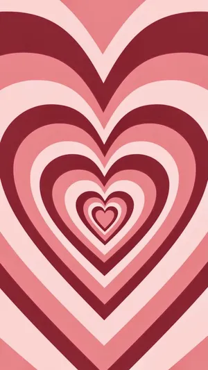 Cute Red Heart Iphone Wallpaper