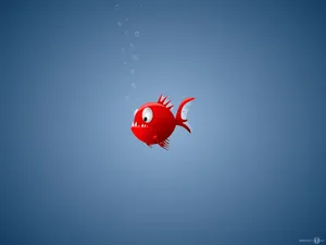 Cute Red Piranha Deviantart Wallpaper