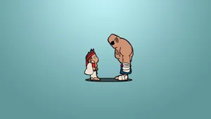 Cute Ryu Vs Sagat Street Fighter Wallpaper
