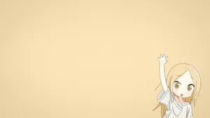 Cute Simple Blonde Girl Wallpaper