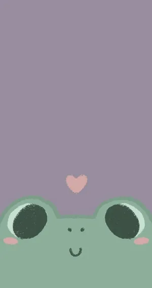 Cute Simple Frog Wallpaper