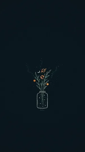 Cute Simple Leaves Wallpaper