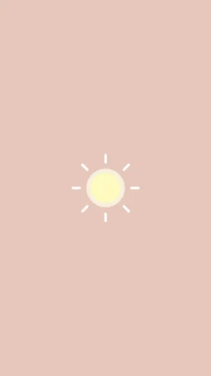 Cute Simple Sun Wallpaper