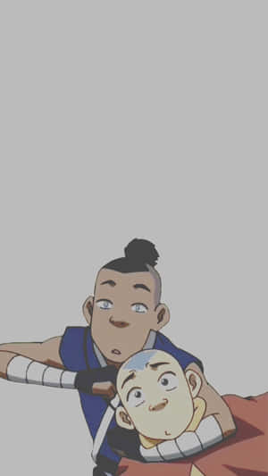 Cute Sokka And Aang Wallpaper