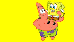 Cute Spongebob Best Friend Patrick Wallpaper