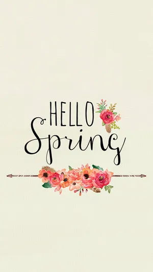 Cute Spring Greetings Wallpaper