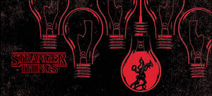 Cute Stranger Things Light Bulbs Wallpaper