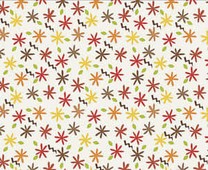 Cute Summer Desktop Abstract Flowers Wallpaper