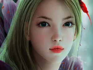 Cute Thailand Woman Close Up Wallpaper