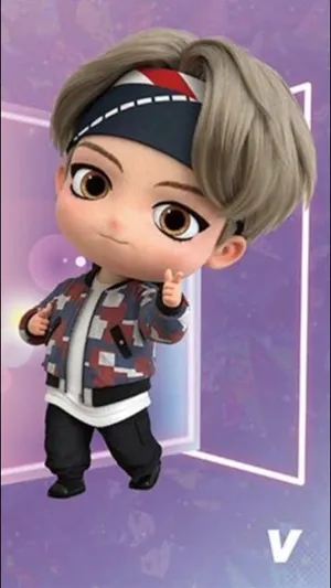 Cute Tiny Tan Bts V Wallpaper