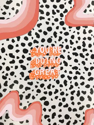 Cute Vsco Aesthetic Polka Dot Wallpaper
